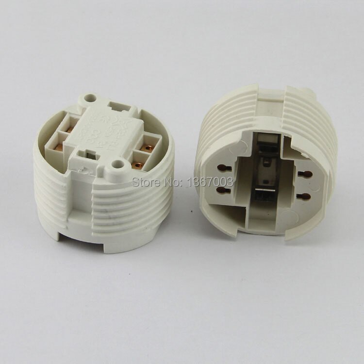 5pcs G24 lamp holder, 2-pin, 4-pin CFL lamp holder G24 led pluggable lamp cap G24 G24 lamp holder aging