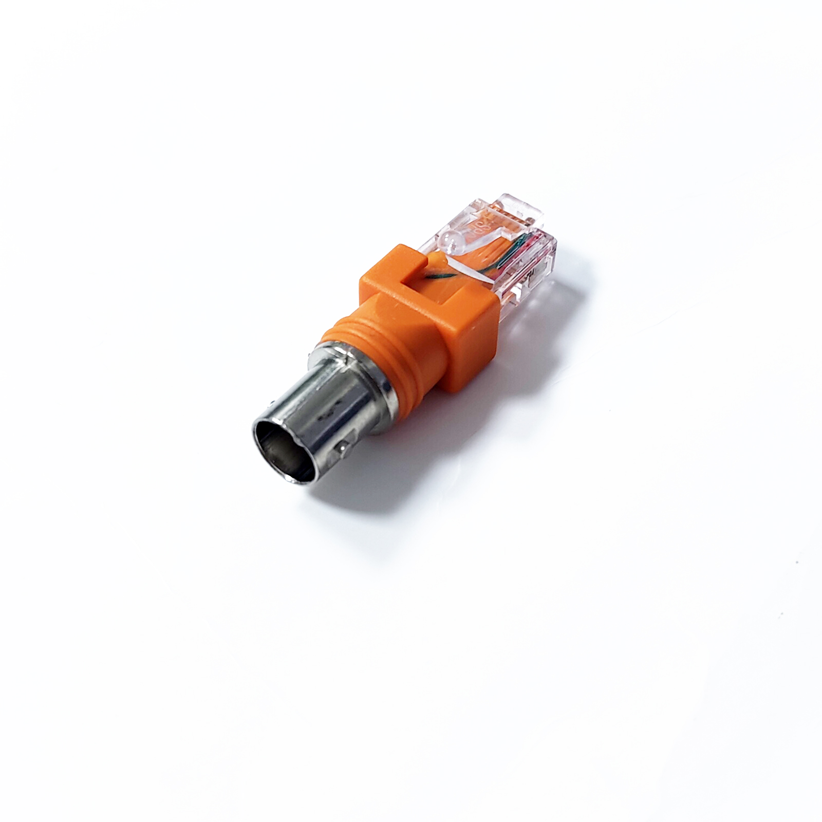 Specjalny 1PC RF żeński do RJ45 męski podłużny łącznik koncentryczny Adapter koncentryczny, złącze RJ45 do RF BNC złącze typu F