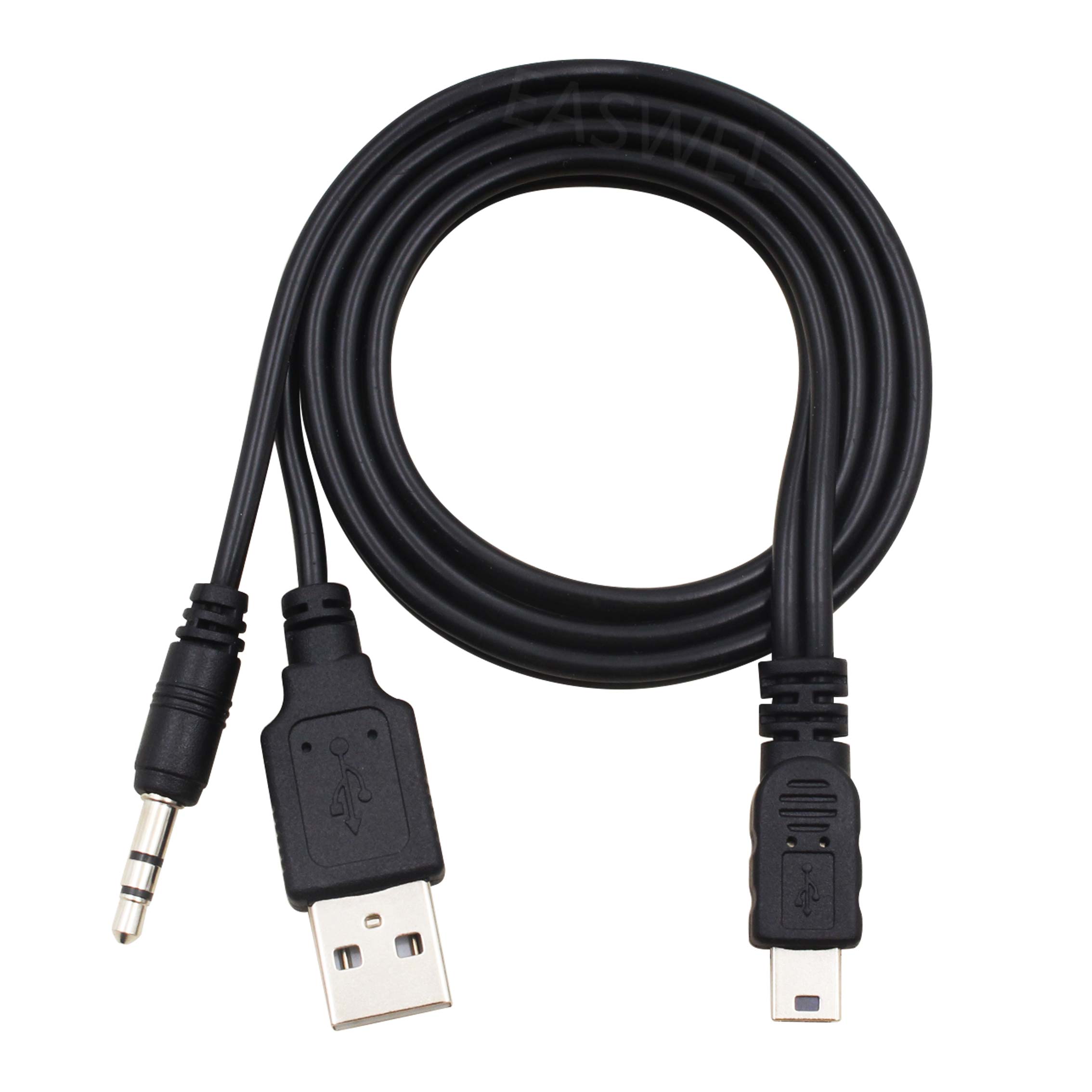 3.5mm en USB naar Mini USB Aux Kabel Oplader Voor iHome iHM76 Speaker
