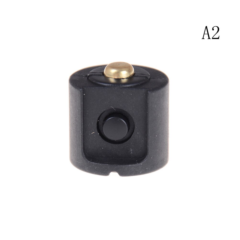 Interruptores de botón redondo/plano de , 22mm de diámetro, interruptor Central de linterna, piezas centrales: A2