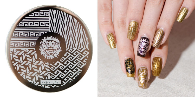 1 PCS Lotus/Lion/Animal Nail Art Stamping Plates Stamp Templates Easy Pick Up Image Transfer Gel Polish Manicure DIY