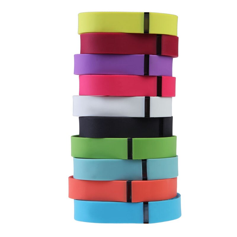 Vervanging Grote Band Voor Fitbit Flex Draadloze Activiteit Armband Armband Kleurrijke Siliconen Polsband Armband Jc