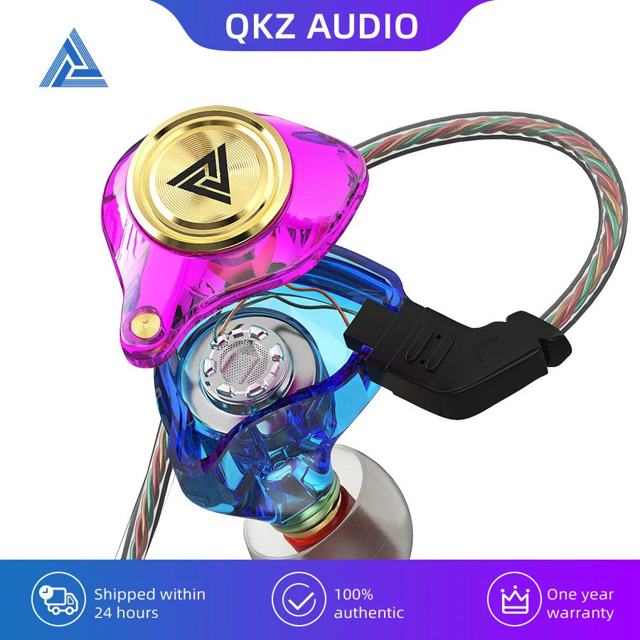 Qkz ak3 arquivo pro fones de ouvido graves fones de ouvido no monitor esporte com cancelamento de ruído alta fidelidade