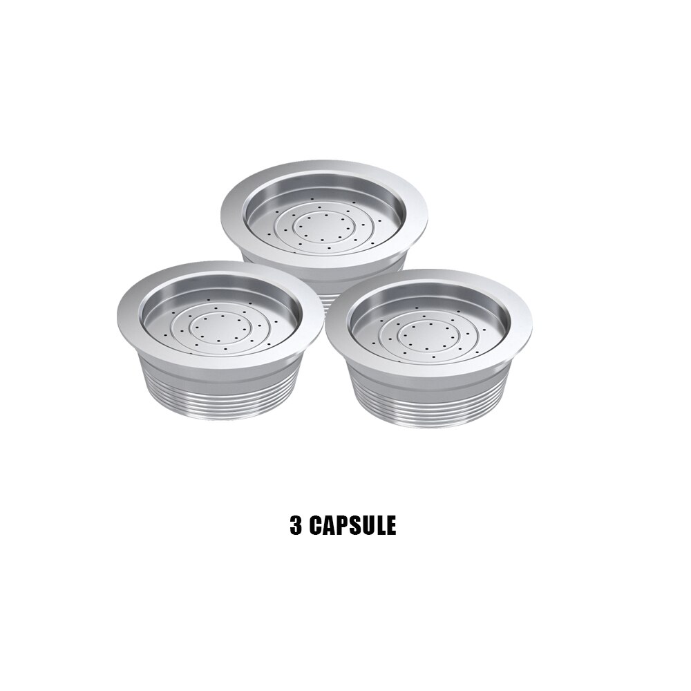 Cápsula de café Lavazza A Modo Mio Jolie de acero inoxidable, filtro de café reutilizable, taza recargable, gotero de café: 3 Cap