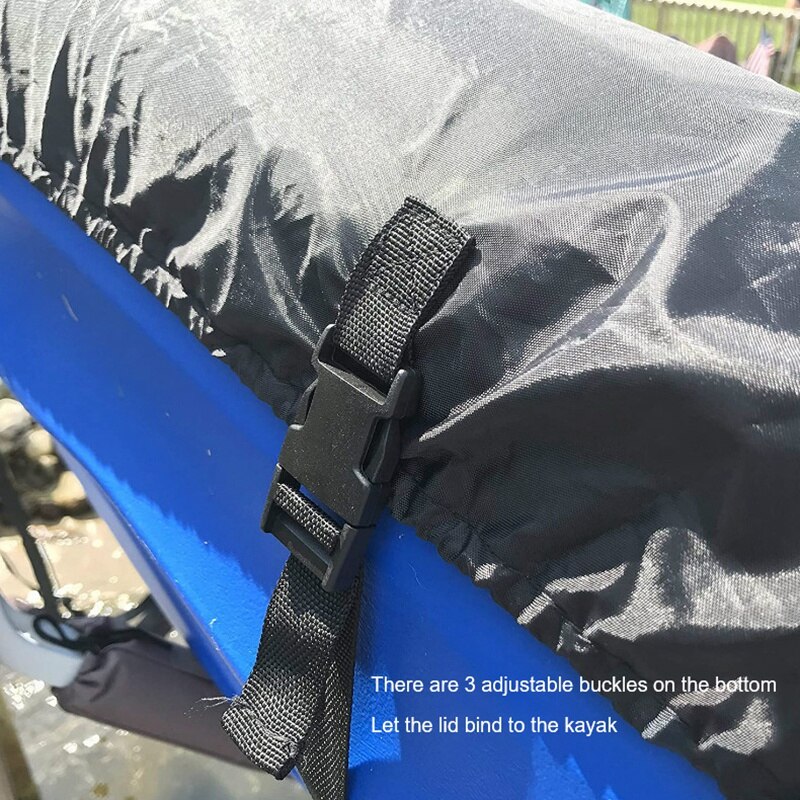 Kayak Cover Waterproof Boat UV Resistant Dustproof Storage Cover Anti Snow Cover Boat Accessories