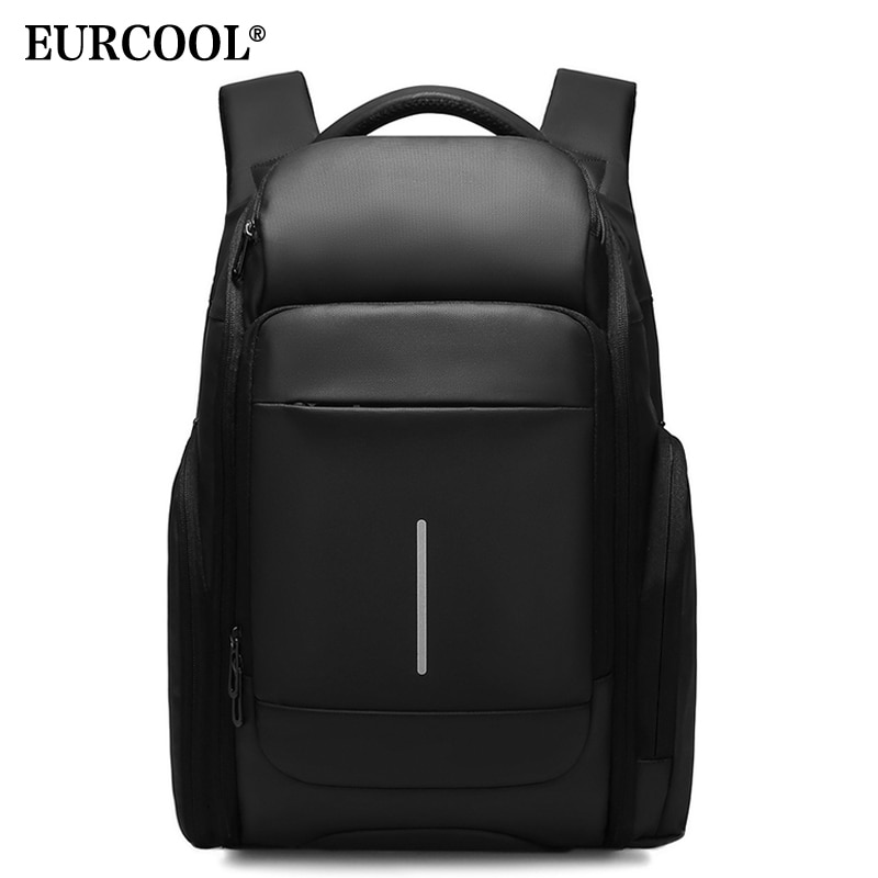 Mochila de viaje para hombre de EUROCOOL, Mochila para ordenador portátil de 15,6 pulgadas, bolsas de capas múltiples, Mochila para hombre, mochilas de negocios repelentes al agua n0010