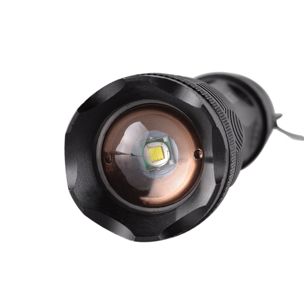 LED Flashlight XM-L T6 1000LM Torch 5 Modes Zoom Flashlight Camping lamp SET Contains 18650 batteries and chargers