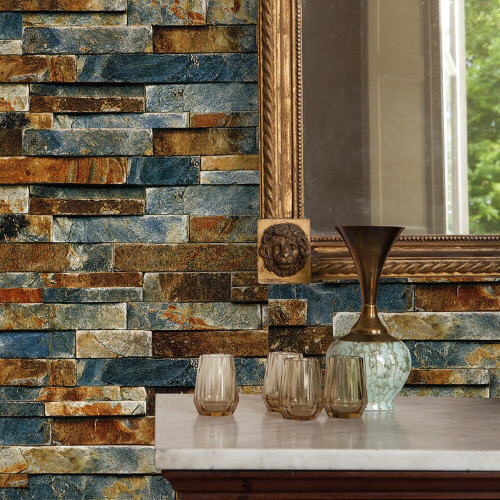 Self Adhesive Wallpaper Peel and Stick Wood Plank Vinyl Contact Paper Decorative Wall living room renovation sticker Wallpaper