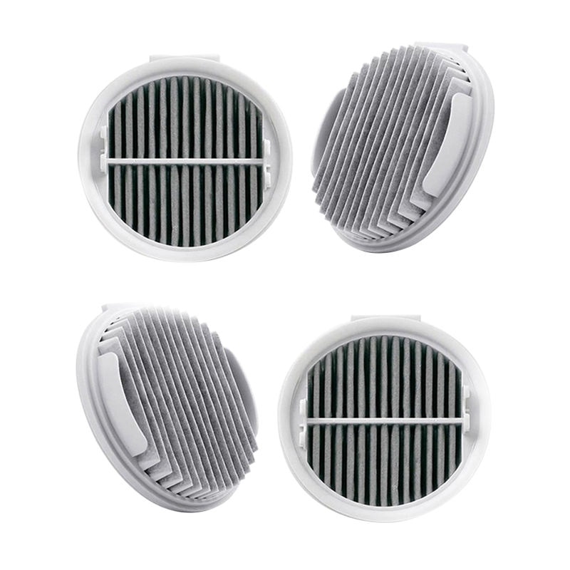 4 stk hepa filter for xiaomi roidmi wireless  f8 smart håndholdt støvsuger erstatning effektiv hepa filters deler xcqlx 01r: Default Title