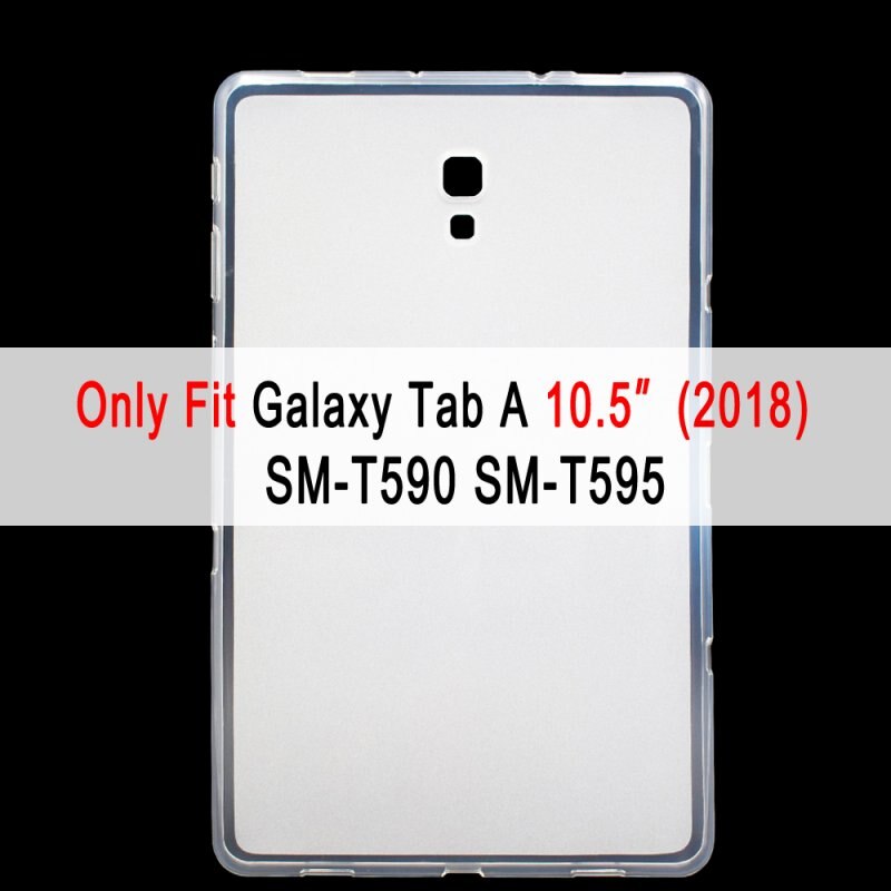 Miękki futerał dla samsung Galaxy Tab A A6 10.1 10.5 7.0 8.0 9.7 2015 2016 2017 2018 2019 T510 T580 P580 T590 T550 pokrywa: For SM-T590 SM-T595