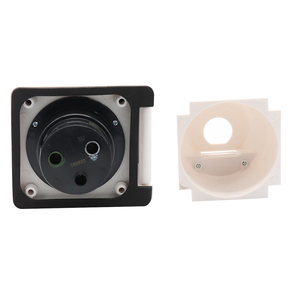 30 AMP RV Trailer Marine Power Cord Power Inlet Female Twist locking Connector Weatherproof Boot Kit M8617