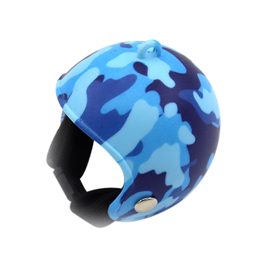 Chicken Helmet Small Pet Hard Hat Bird Duck Quail Hat Headgear Pet Chicken Helmet Bird Head Helmet Pet Supplies 1 Pcs#0521Y30: Blue 
