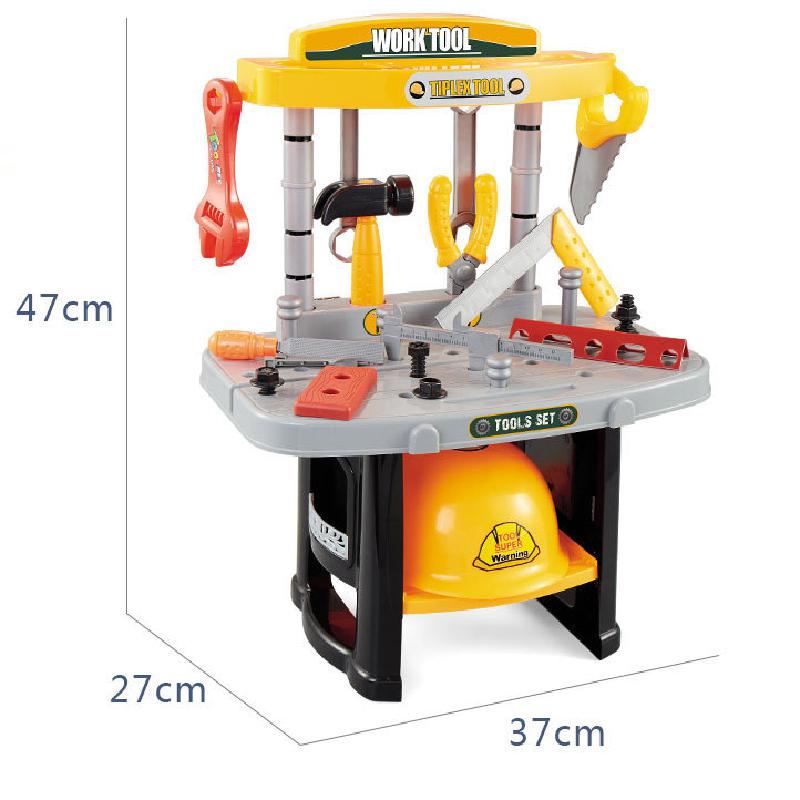 Kids Gereedschap Box Voor Tool Set Speelgoed Ingenieur Multifunctionele Onderhoud Bureau Educatief Intelligentie Pretend Play Kinderen Speelgoed