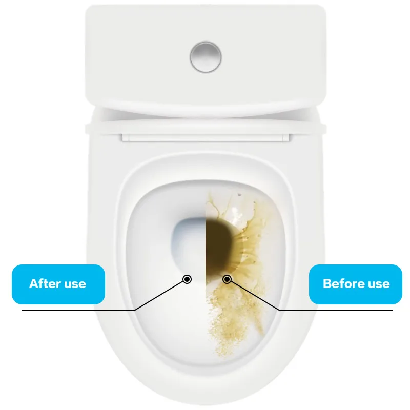 30-150pcs Toilet Cleaner Sheet Mopping The Floor Toilet Household Hygiene Toilet Deodorant Yellow Dirt Toilet Cleaning Tool
