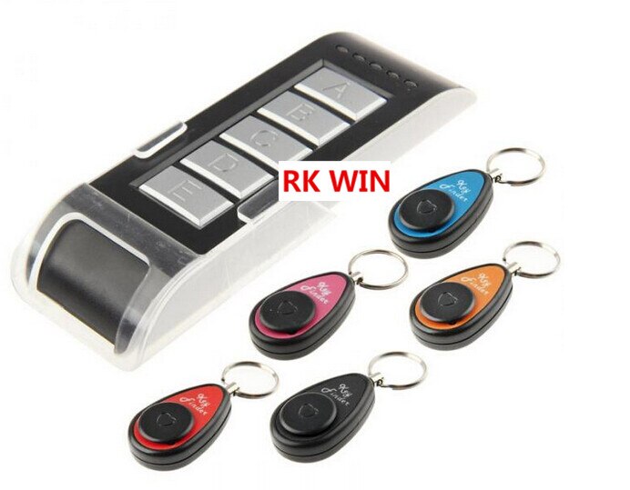 Wireless Electronic Key Finder Reminder With 5 Keychain Receivers For Lost Keys Locator Whistle Key Finder