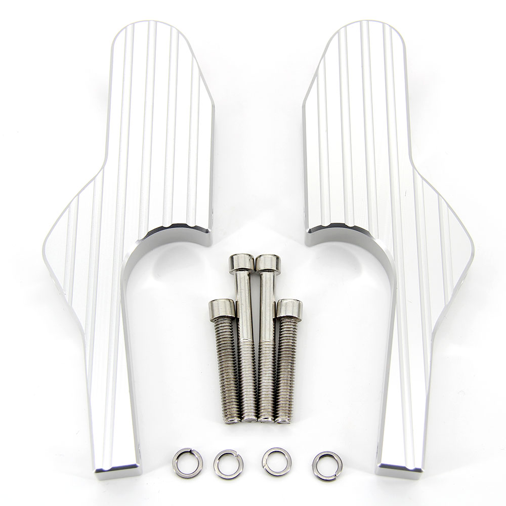 Passenger Foot Peg Extensions Extended Footpegs for Vespa GT GTS GTV 60 125 200 250 300 300ie Vespa Motorcycle Accessories: Silver