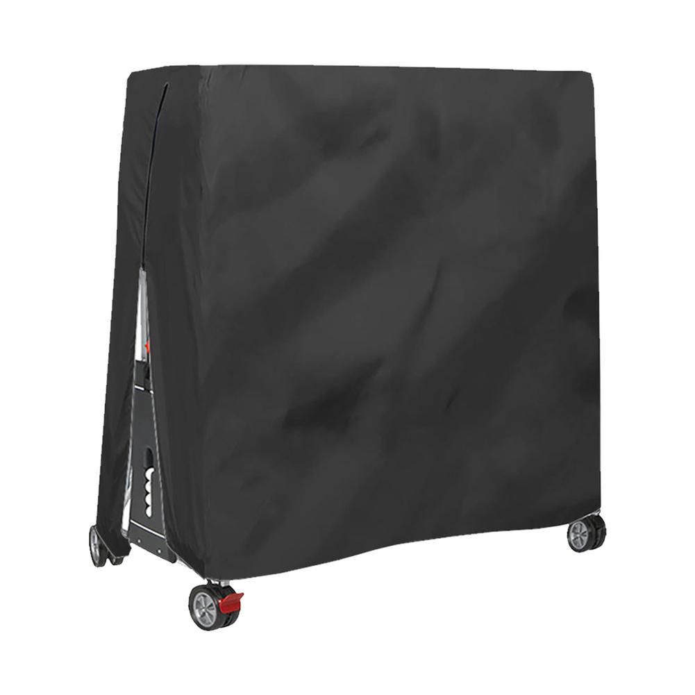 Funda de mesa de Ping Pong plegable para exteriores, Protector de mesa de Ping Pong ajustable, antipolvo, impermeable, color negro, útil para el hogar, novedad: A