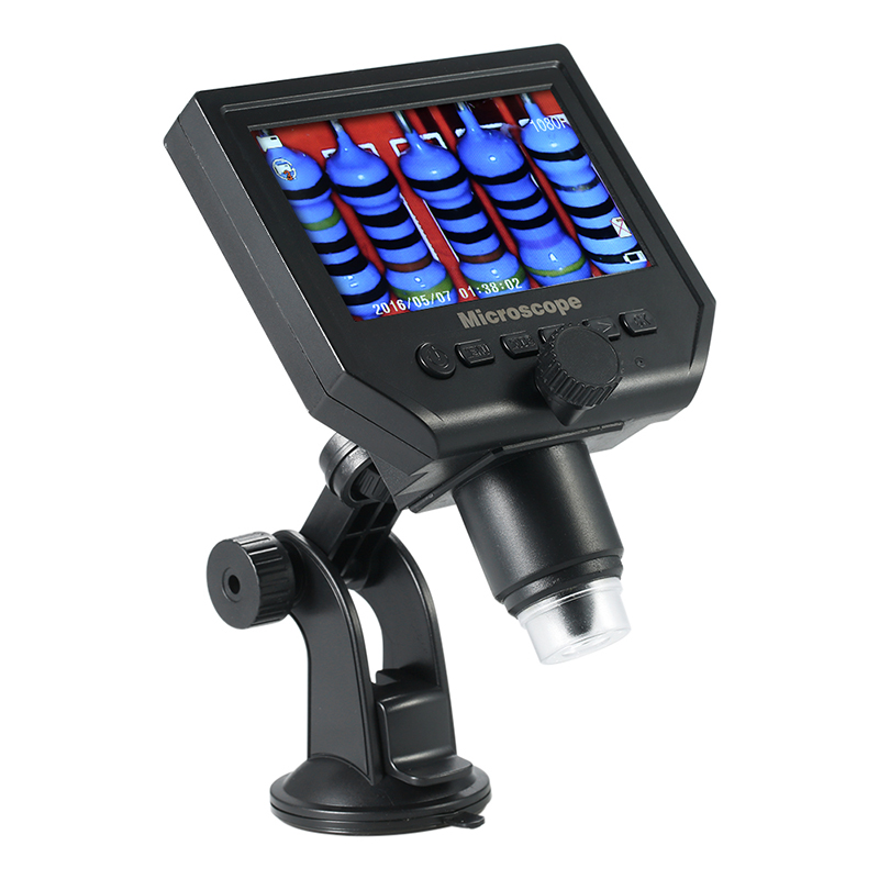 Monocular Microscope G600 Series Digital Microscope Adjustable High Brightness Electronic Soldering Microscope and Metal Stand