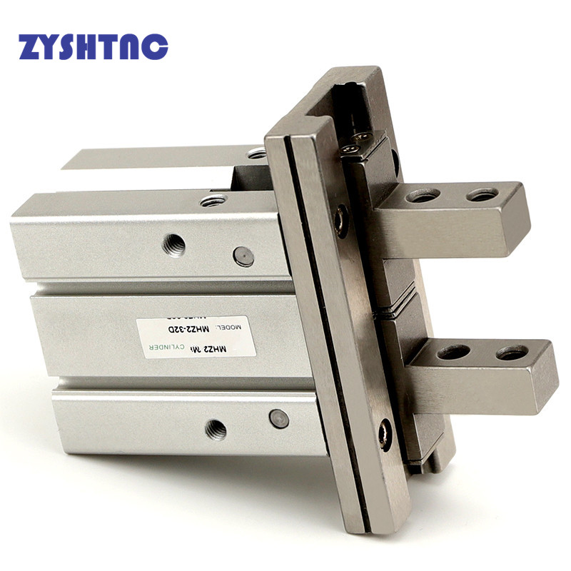 MHZ2 10D 16D 20D 25D 32D 40D Double Acting Air Gripper Pneumatic Finger Cylinder SMC Type Aluminium Clamps Bore 10-40mm Grab