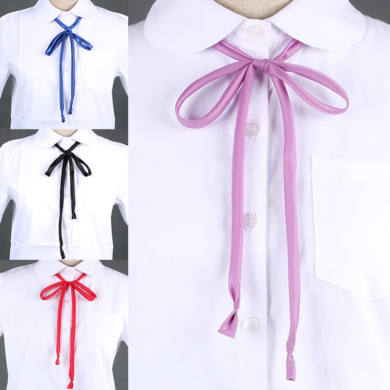 Japanese Style School Dresses Bow Tie For Girs Uniforms Bow Tie Suit Shirt Collar Accessories Collar Rope Students Necktie