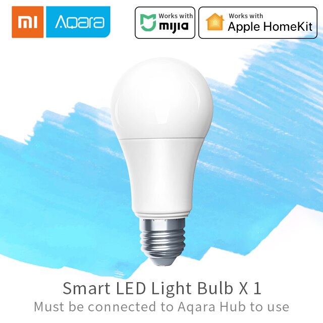 Xiao Mi Aqara Smart Lamp Instelbare Kleurtemperatuur Led Licht 9W 806lum Lamp Voor Mi Jia Smart Home Werk met Mi Aqara Hub: LED bulb X 1