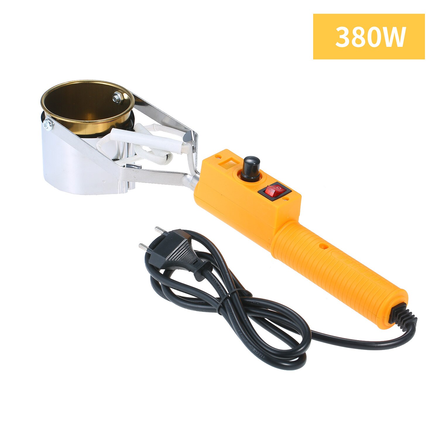 Bärbar 150w/250w/380w tennpott tennugn lödkanna tenn smältugn justerbar temperatur avlödningsbadverktyg: 98-c 380w