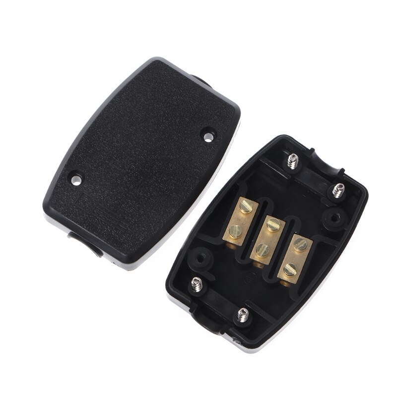 13A InLine Connector Box 3 Terminal Join Flex Cable Wire Mains Electrical Joiner 85DA