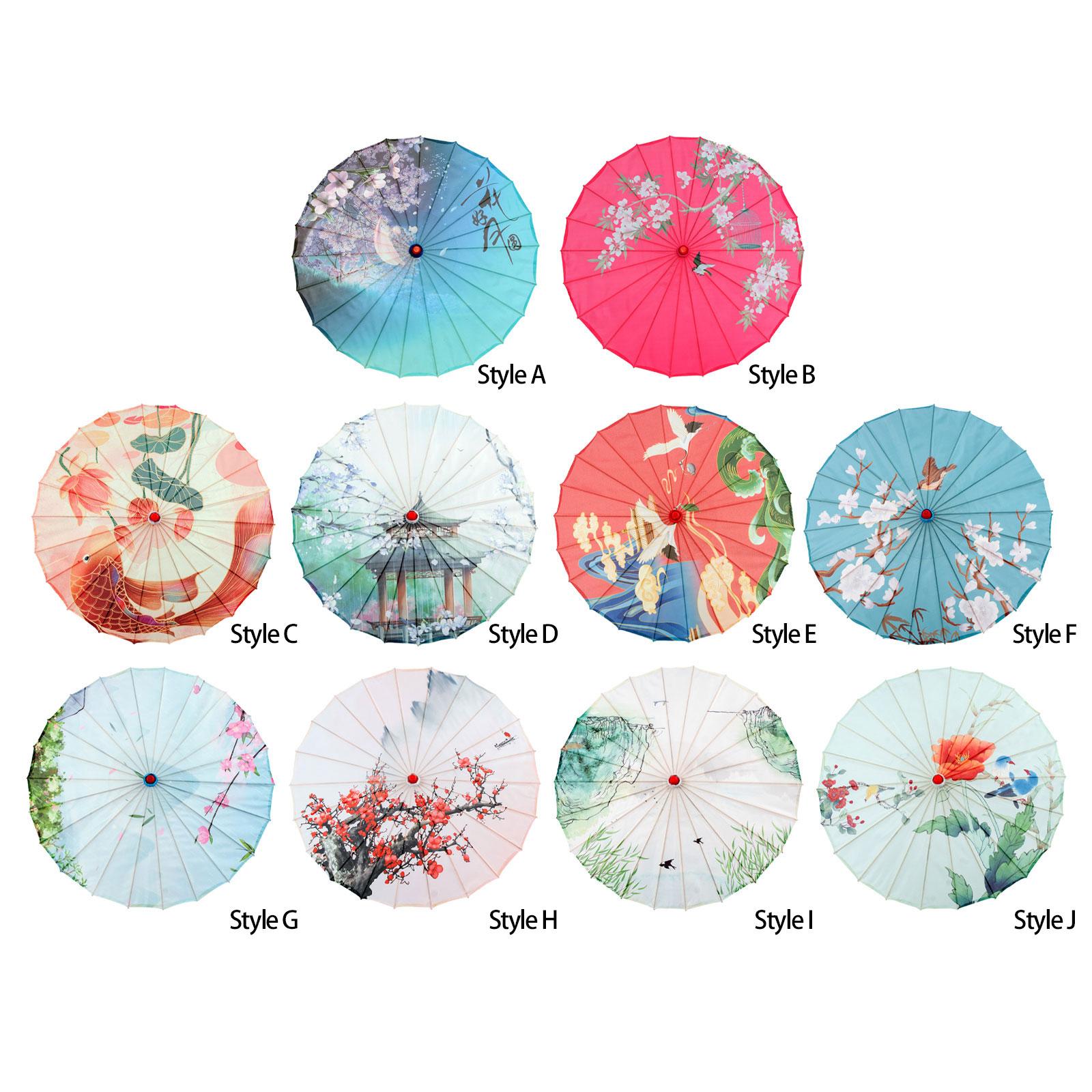 Parasol huilé fait à la main, parapluie de danse classique, art chinois et japonais, mariage, 32 po