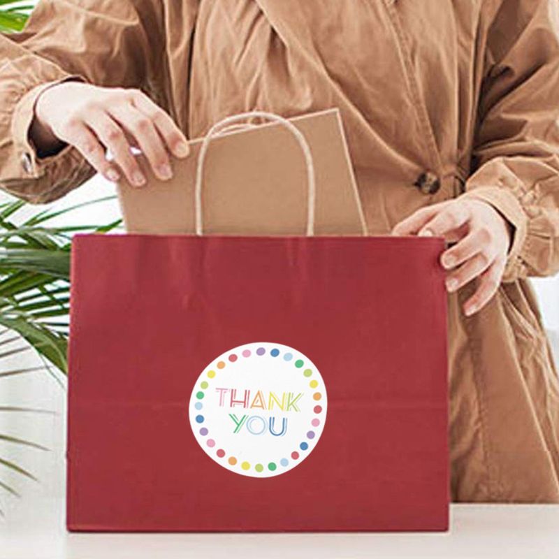 500pcs Thank You Sticker Seal Label for Small Shop Wedding Decorate Package