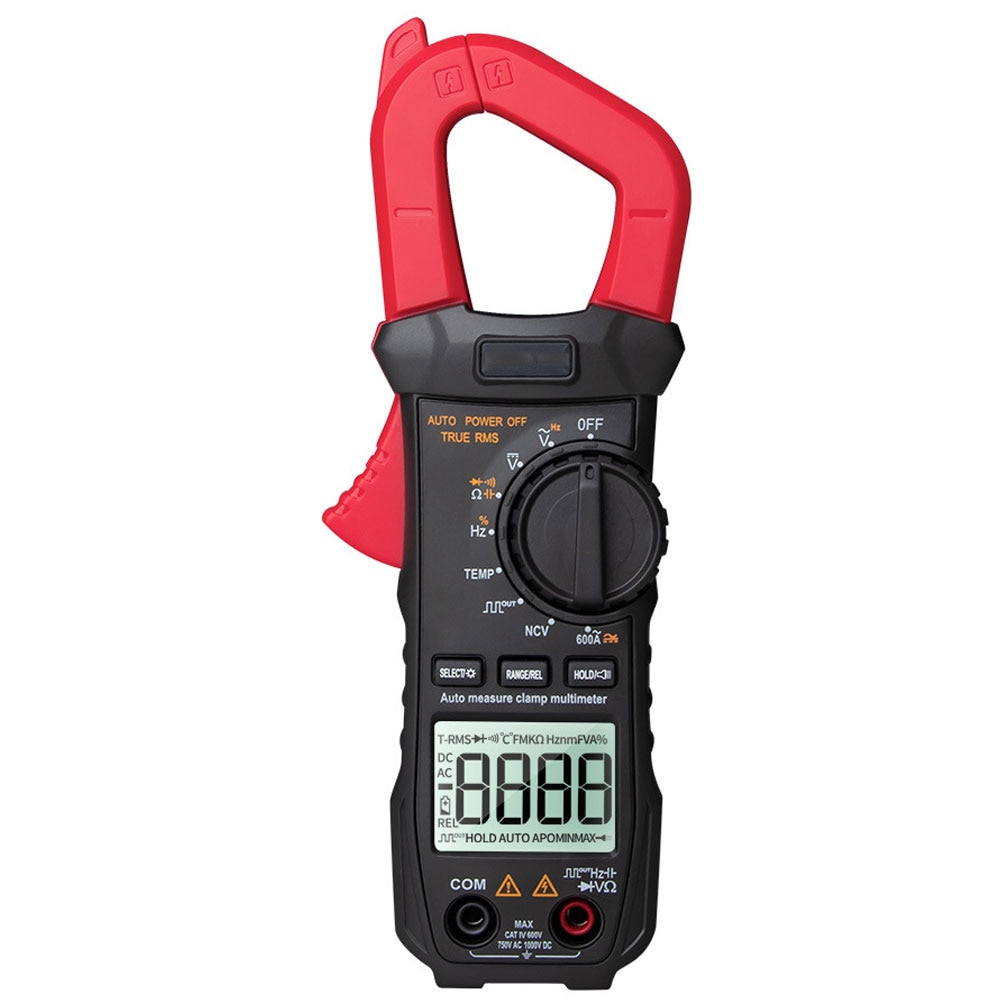 Digital Clamp Meter Multimeter Voltmeter ST209 DC AC Voltage Current LCD Display Range Capacitance Resistance Frequency Tester