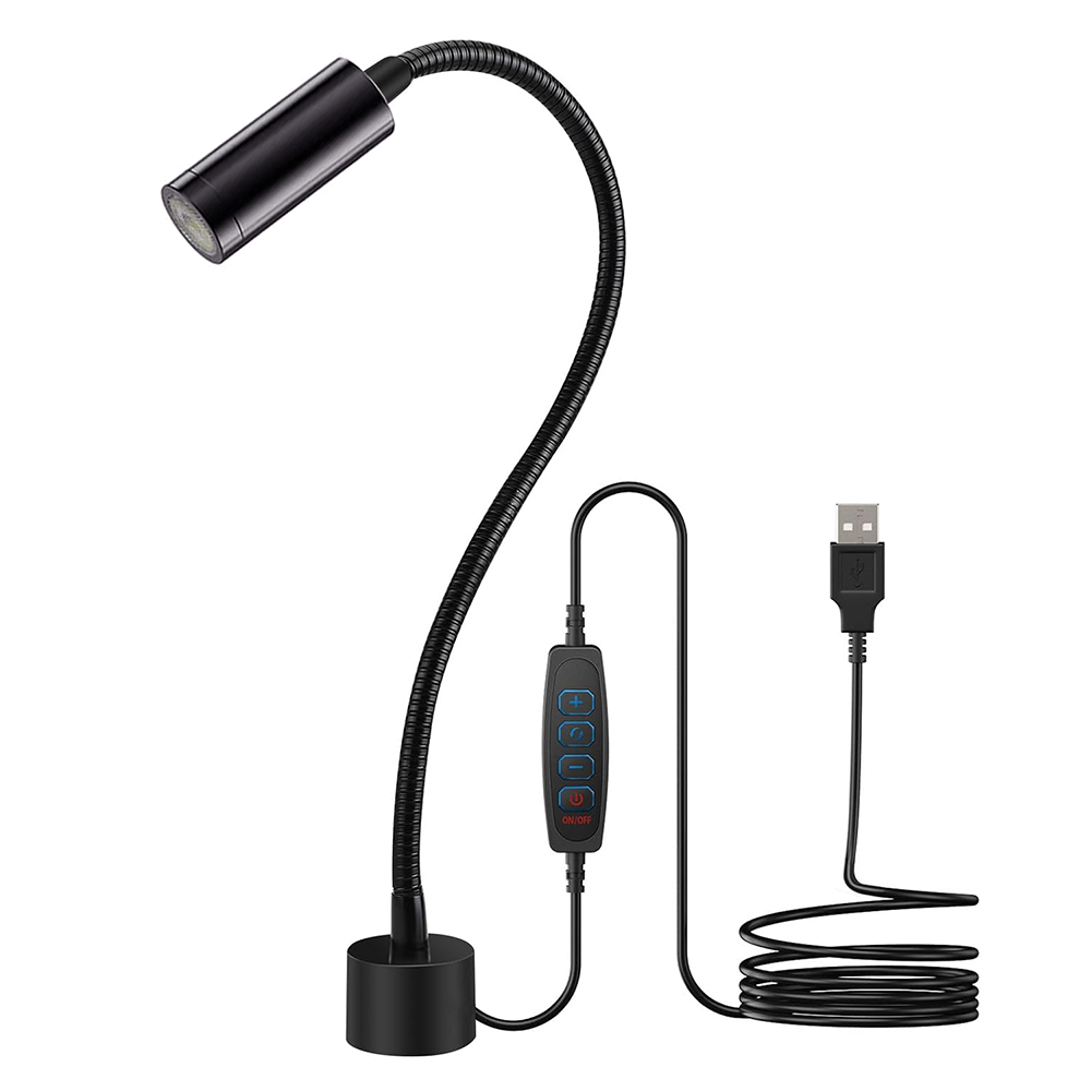 LED Zwanenhals Naaimachine Licht Dimbaar Magnetische Mount Kolomboor Licht Werk Leeslampen Werkbank Verlichting Gereedschapslamp: Default Title