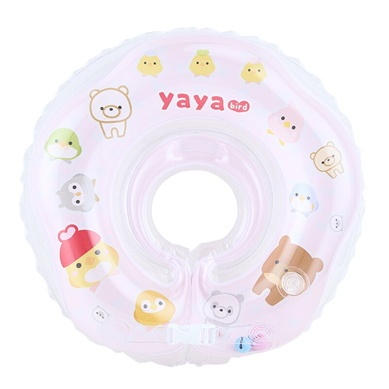 Newborn Bath Swimming Pool Water Fun Children Carton Float Circle yayabird Store Yayabird: S3  Light Pink