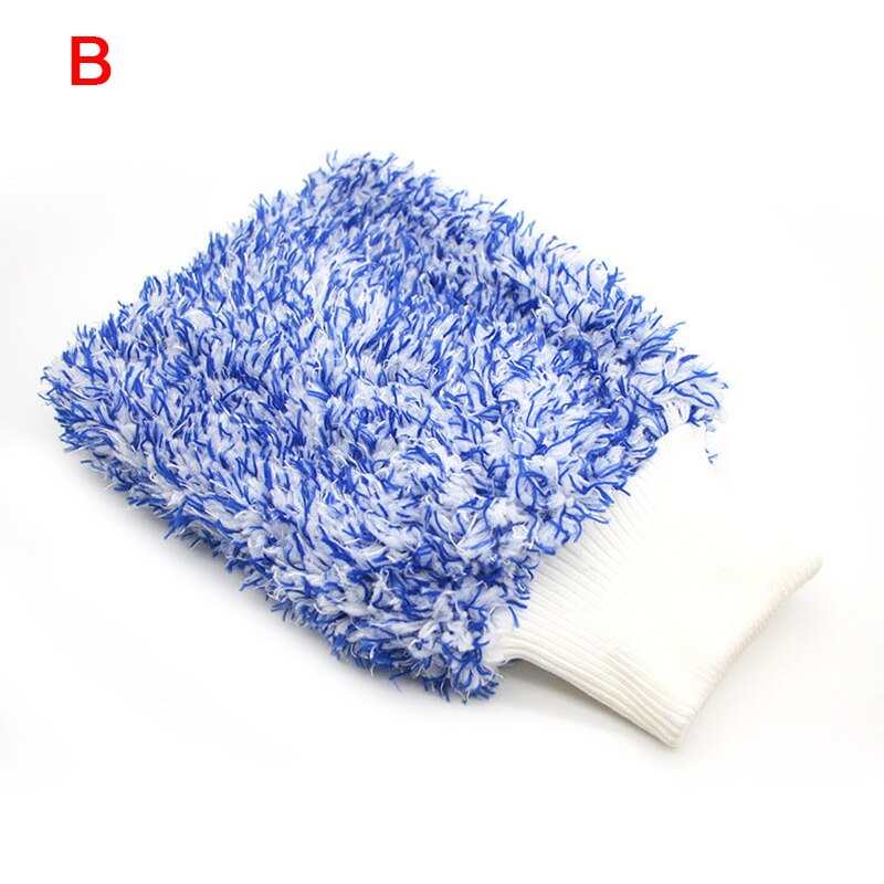 Microfiber Washandje Ultra Zachte Auto Spons Premium Wassen Handschoen TD326: b