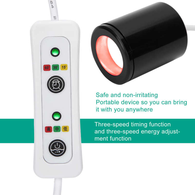 Portable Therapy Infrared Light Red Light Therapy Device Body Pain Relief USB Timing Infrared Light Body Relax Massager Light