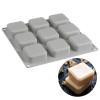 Molde de jabón para hacer moldes de silicona DIY 9 herramienta de moldes cuadrados hechos a mano moldes de silicona para jabones artesanales 2: Default Title