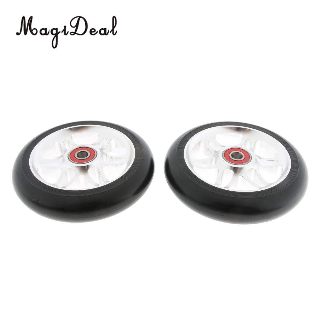 2-Pack 110mm Stunt Scooter Wheels With Standard Bearings