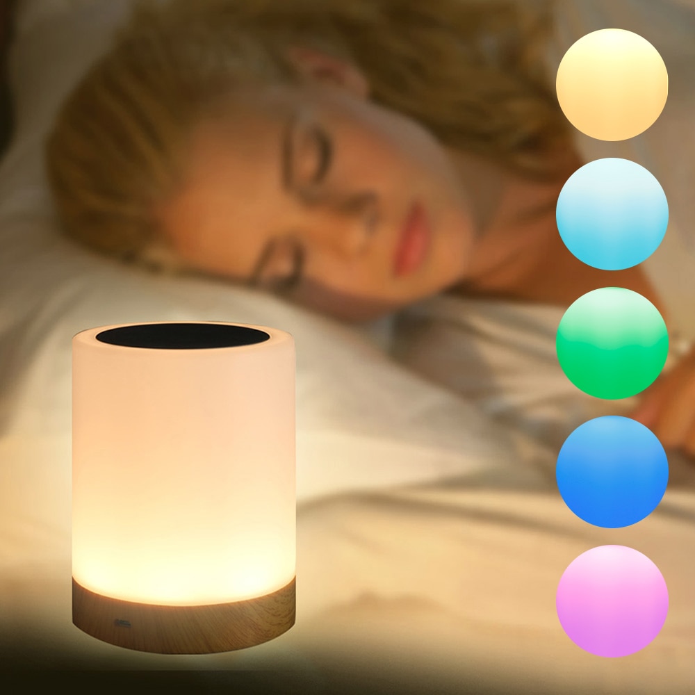 Smart sengelampe led bordlampe venskab seng skrivebord lys til soveværelse seng lampe seng nat lys