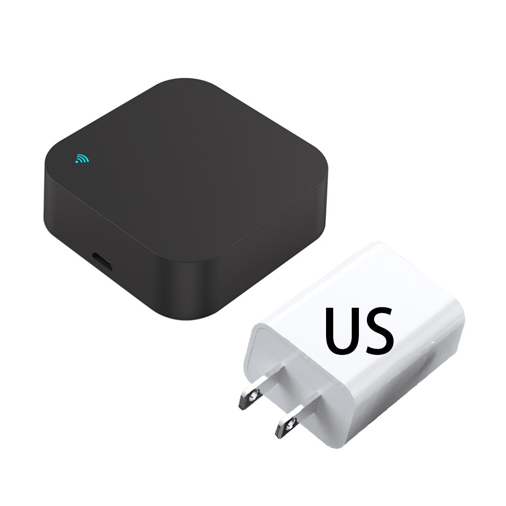 Tuya Smart Life WiFi IR remote control with Temperature and Humidity Sensor Voice Control with Alexa and Google home: IR Remote US PLUG