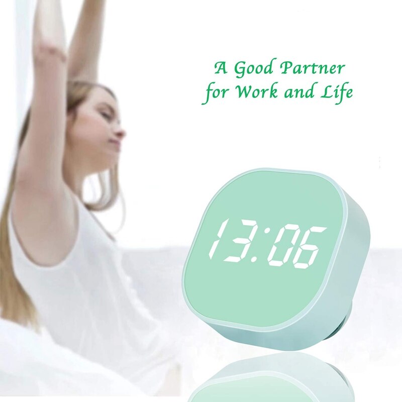 Digital Alarm Clock for Bedroom Multi-Functional LED Smart Sensor Alarm Clock for Kids, Dual Alarm, Battery Backup with Temperat