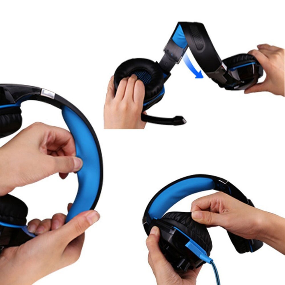 Kotion Elke G2000 G4000 Gaming Headsets Game Oortelefoon Headset Stereo Hoofdtelefoon Met Microfoon Voor Pc Gamer Met Doos