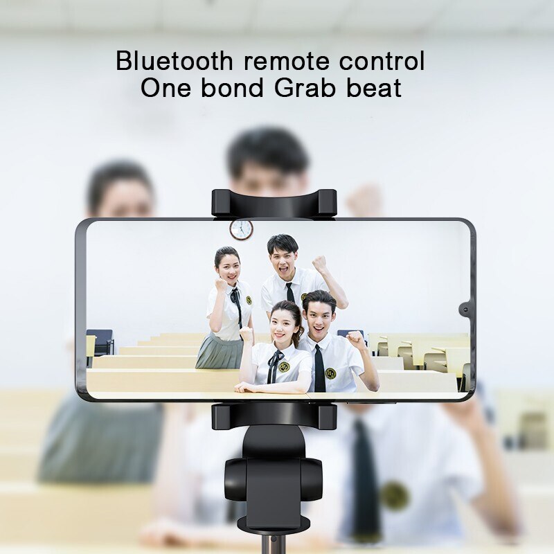 Huawei 3 em 1 vara sem fio bluetooth selfie para iphone android dobrável handheld monopod obturador remoto extensível mini tripé