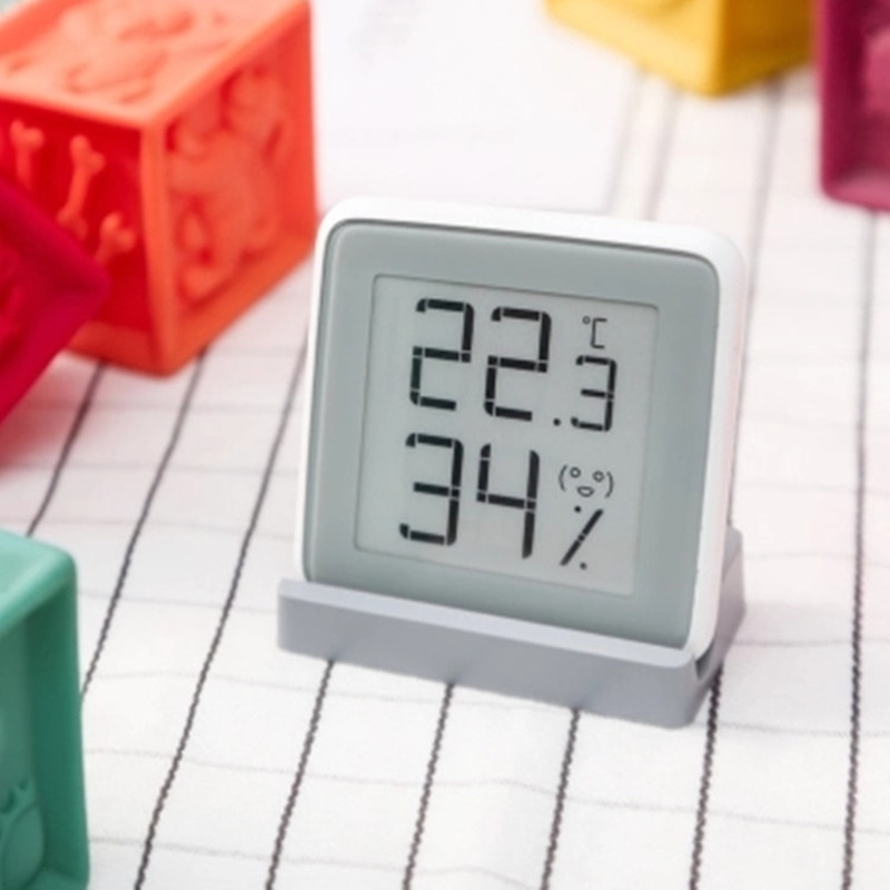 Xiaomi miaomiaoce e-link blæk skærm display digital fugtighedsmåler høj præcision termometer temperaturfugtighedsføler