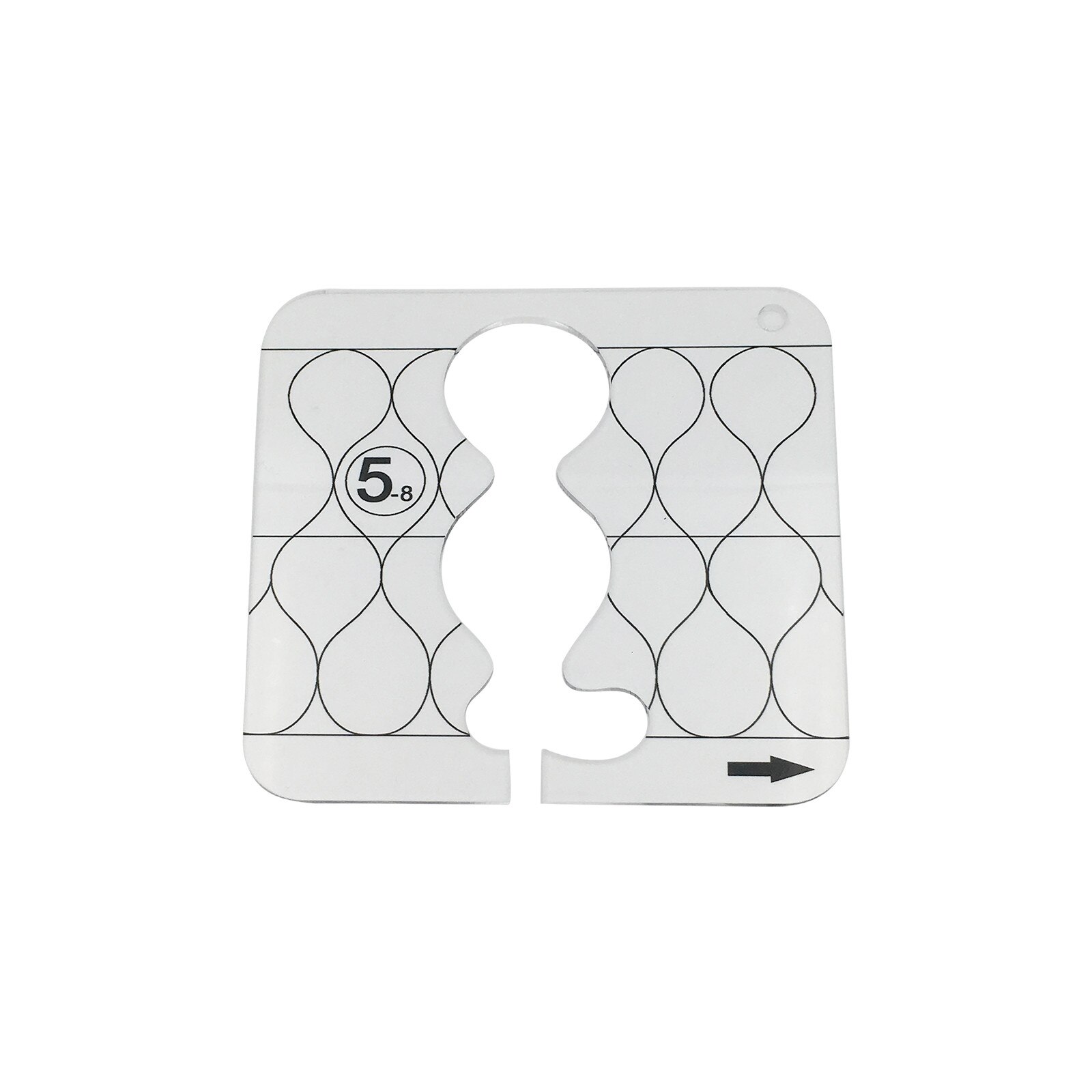 BYYLECL 6 stuks Pasen Kip Mand Template, Pasen Ei Mand Zak Naaien Liniaal, Acryl Naaien Stencil Cutter Tool, DIY Quilting Liniaal Set voor Eieren, Koekjes, Snoep & Snacks