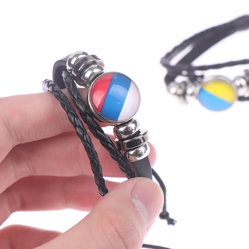 1 pz braccialetti nazionali cinturino in pelle regalo per bambini giocattoli gioielli bracciale in pelle bovina braccialetti tribali etnici per uomo