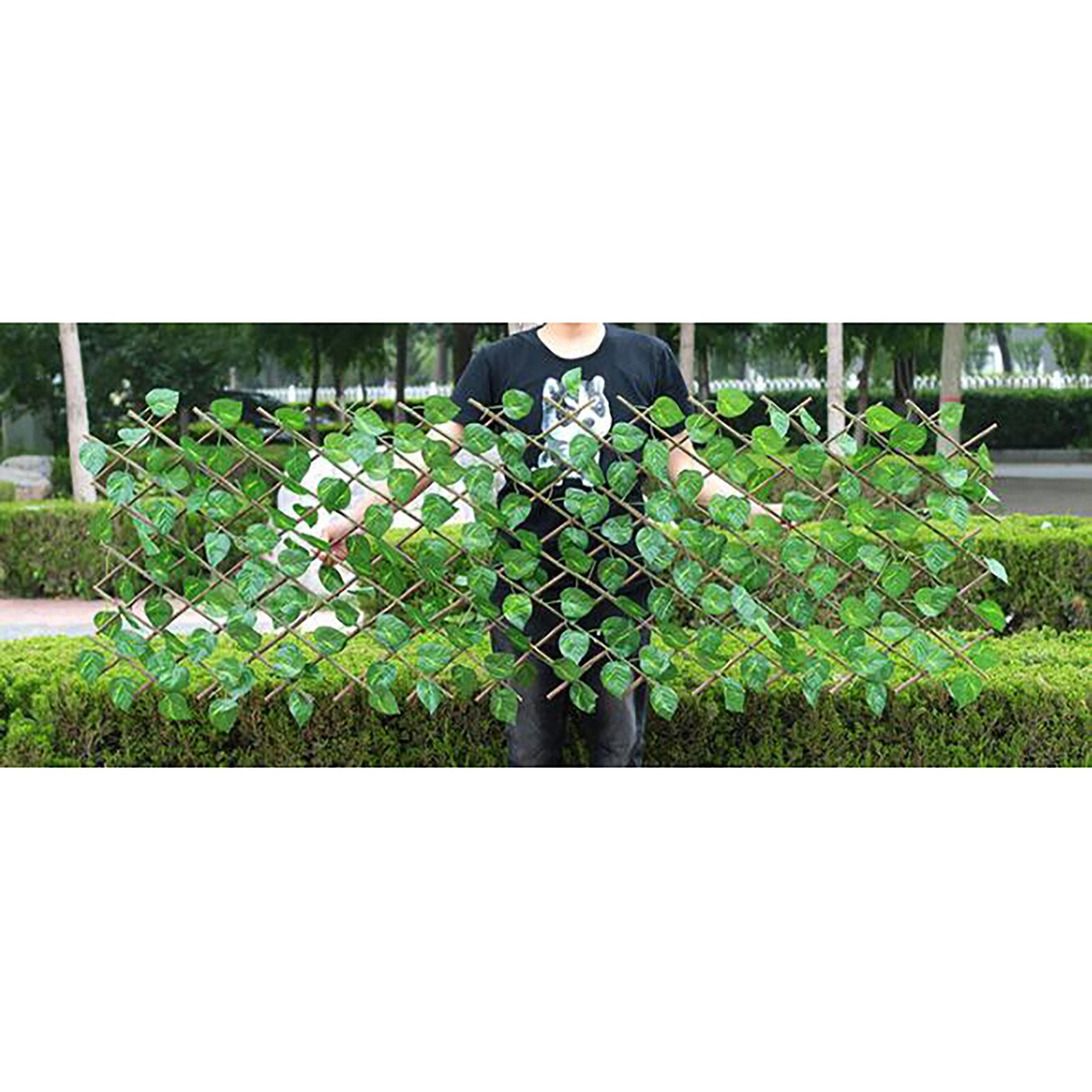 Expanding Fence Retractable Fence, Artificial Garden Plant Fence UV Protected Garden decoration Garden accessories