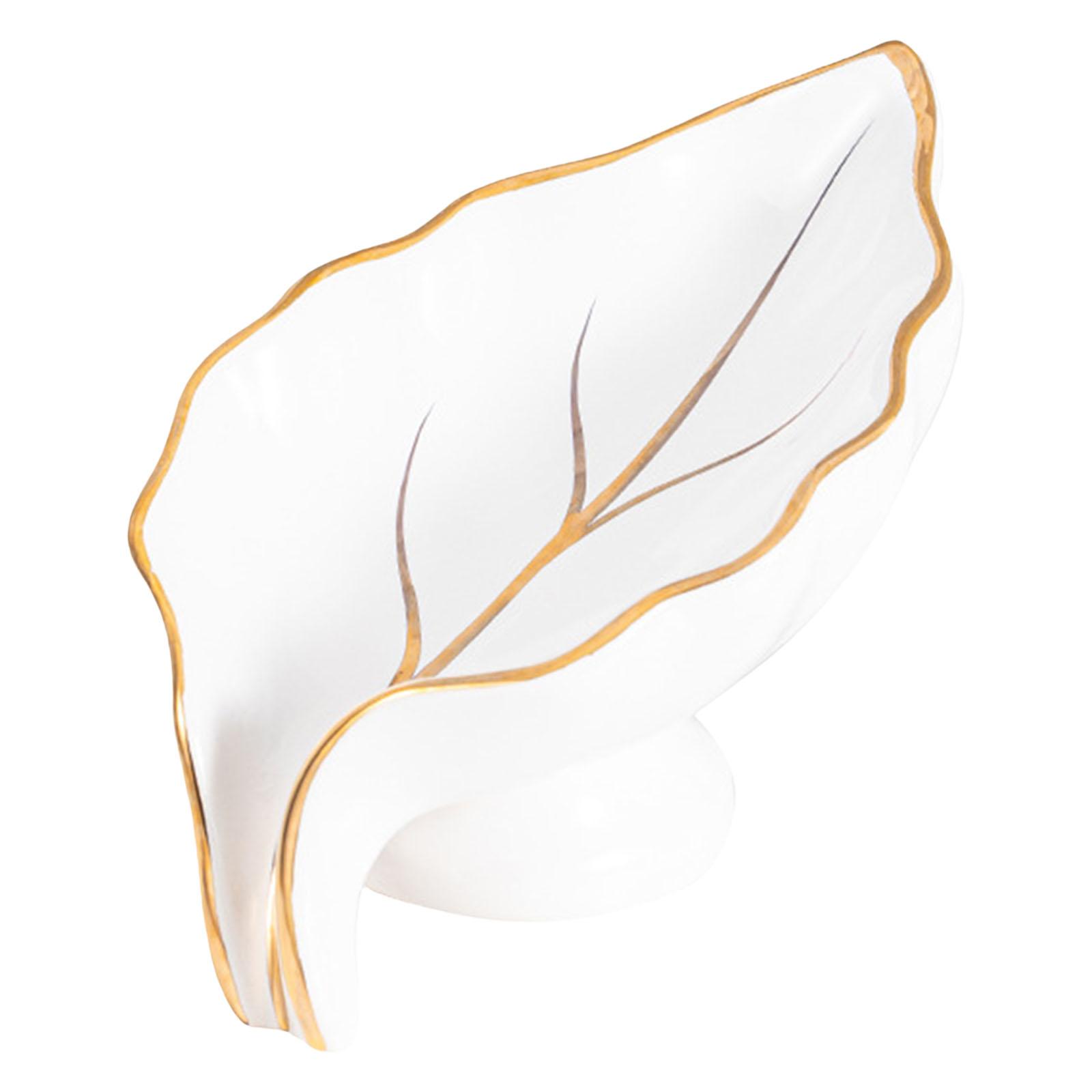 Keramische Zeepbakje Drainage Lade Rek Doos Opbergcontainer Zeephouder Voor Badkamer Toiletbad Decor: WHITE