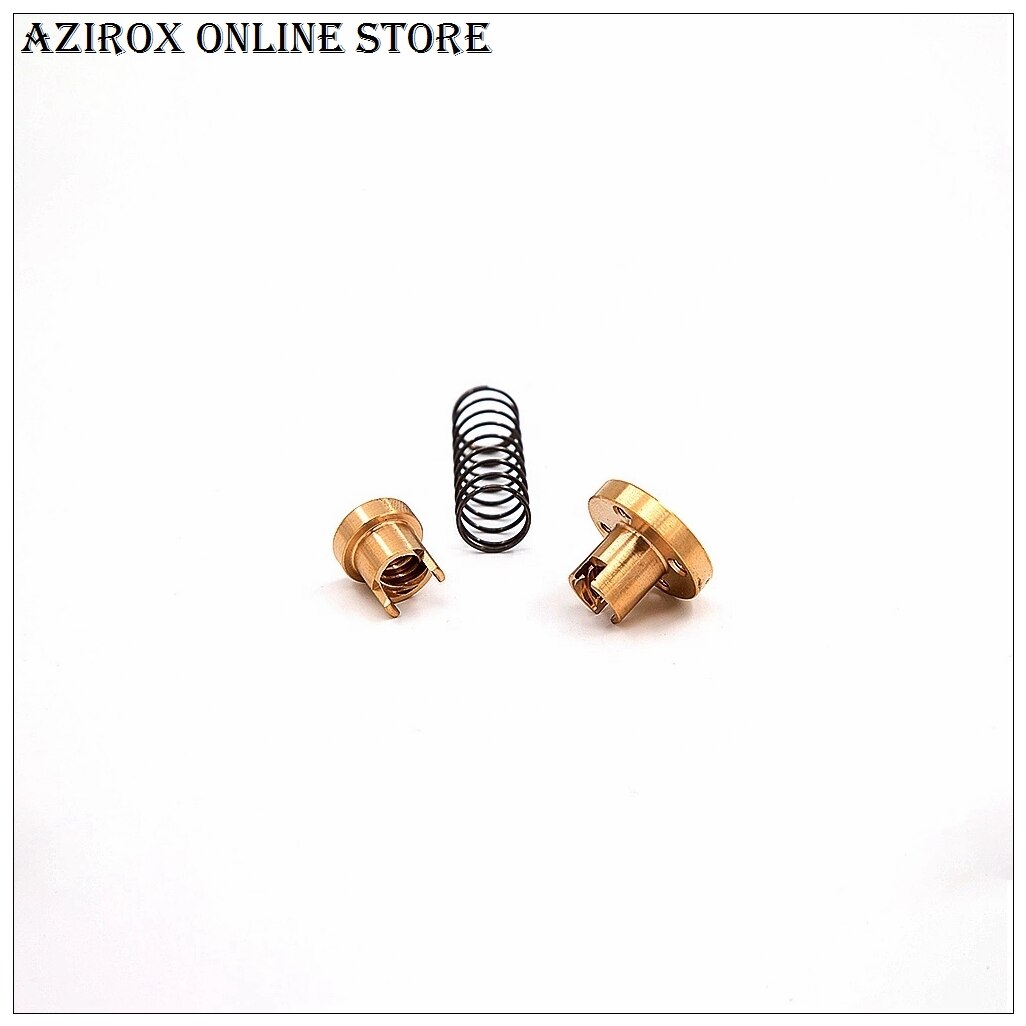 AZIROX higy T8mm 3D Printer Anti Backlash Spring Loaded Nut Lead Threaded Screw Elimination Gap nut