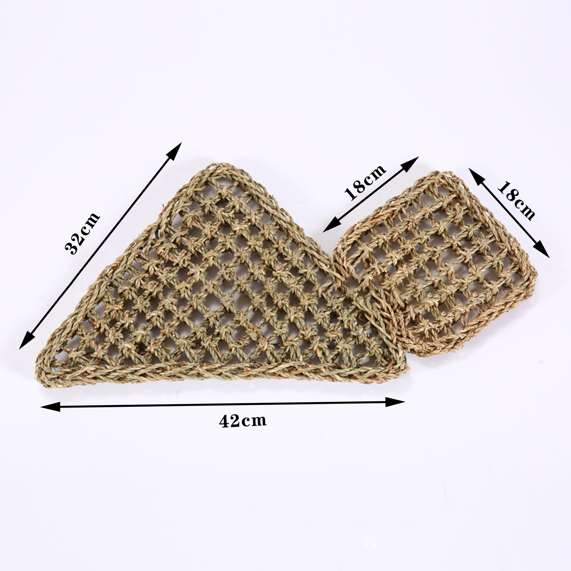 Reptiel Zeewier Matten Hangmat Terrarium Decoratie Voor Lounger Kleine Hermit Krabben Gekko Bed Vogels Huisdieren Hagedis Accessoires: L / Donkergrijs
