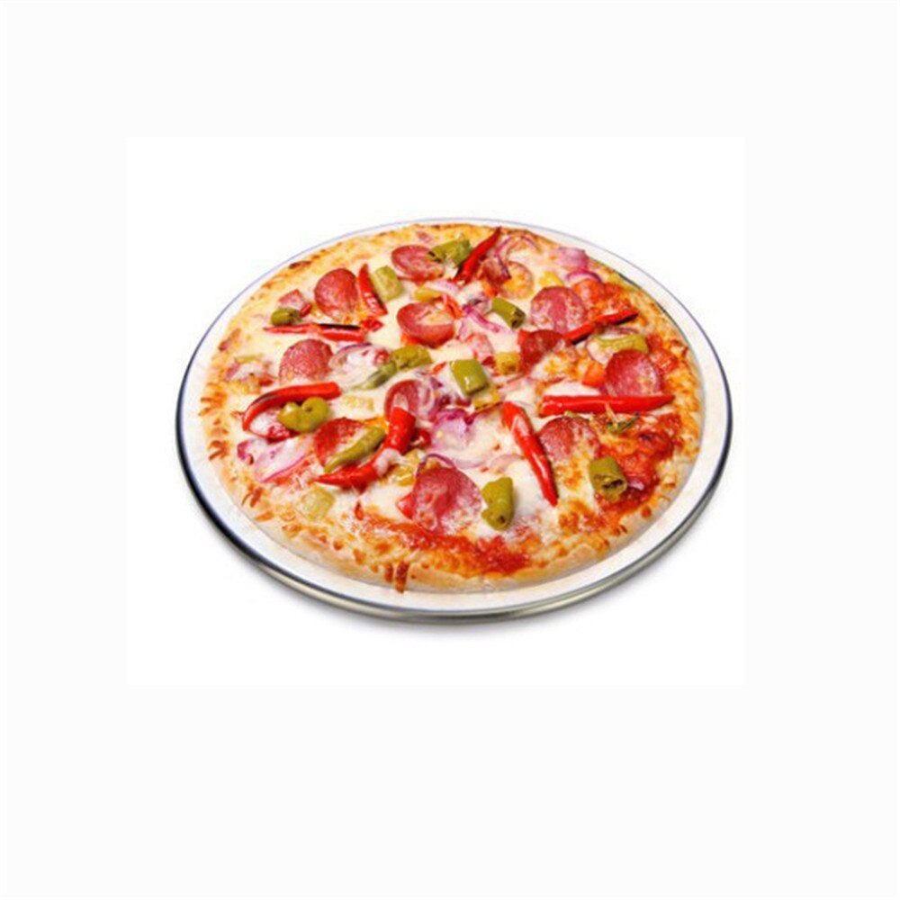 6/7/8/9/10/11/12inch Seamless Aluminum Pizza Screen Commercial Grade Pizza Pan Kitchen Tool