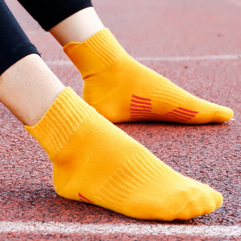 5 paia di calzini sportivi unisex antisudore donna uomo calzini traspiranti a tubo corto calzini sportivi per corsa tutto'aperto pallacanestro calcio